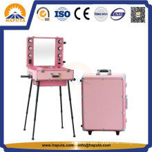 Large Aluminium Makeup Studio Case with Stand (HB-3503)